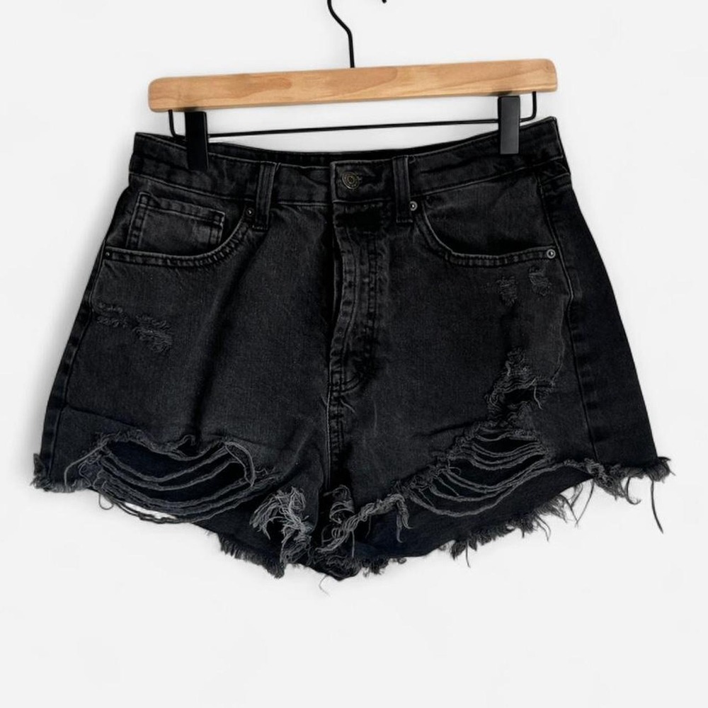 🖤 wild fable distressed black denim shorts 🖤